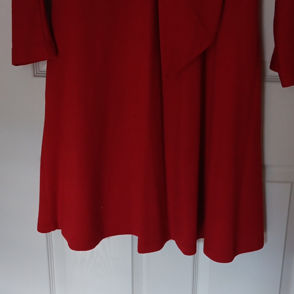 Red Aline Dress By Larue of Palm Beach.Vintage.8 Petite - Picture 5 of 8